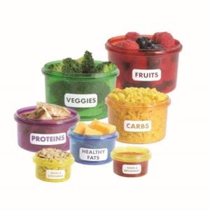 Healthy Living Perfect Portions Food Storage Containers - Everything Abode