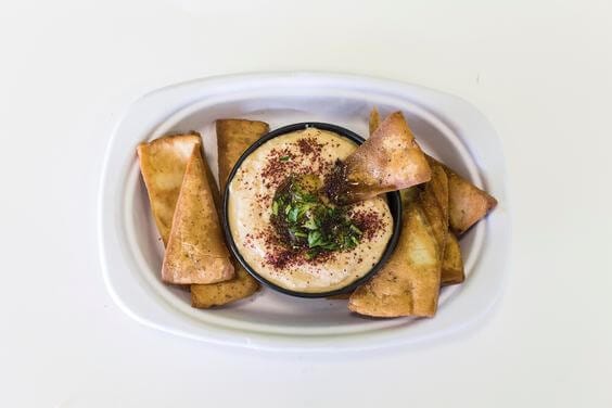 Swap out dairy dips with hummus