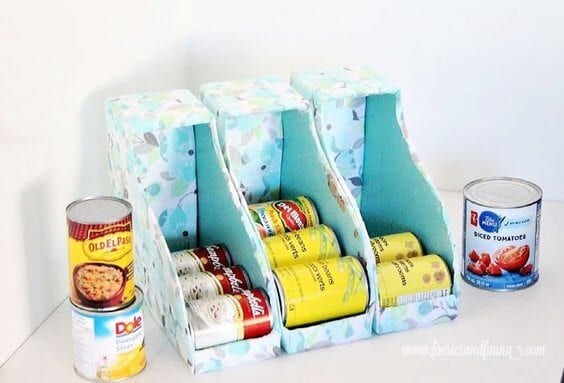 Diy Can Organizer For Pantry Via Everythingabode Everything Abode