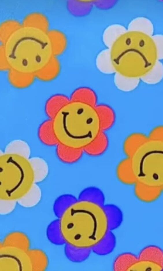 Smiley Faces Fabric Wallpaper and Home Decor  Spoonflower
