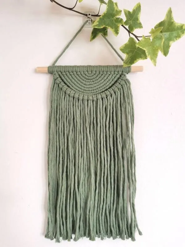 Sage Green Macrame Wall Hanging