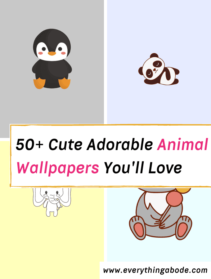 43 Cute Cartoon Animal Wallpapers  WallpaperSafari