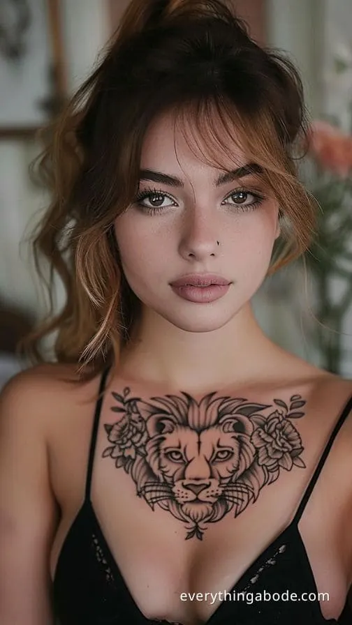 lion tattoo ideas for women