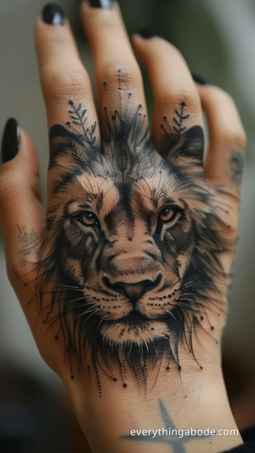 lion tattoo ideas for women