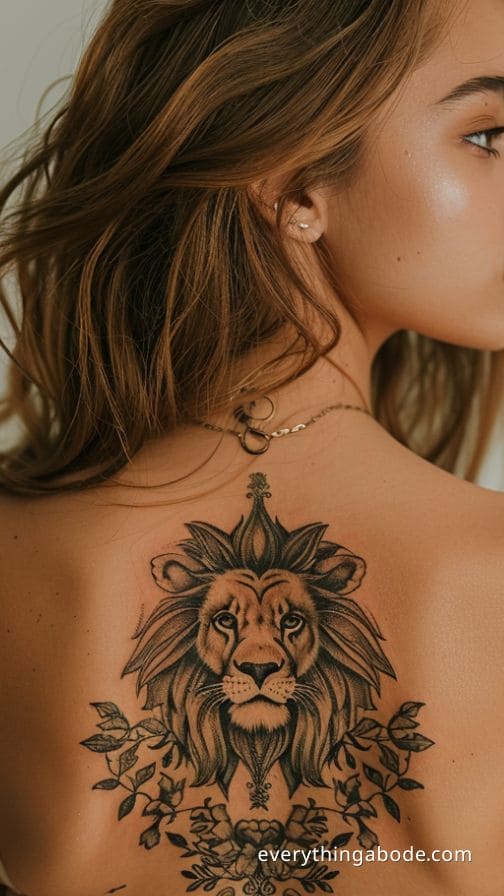 lion tattoo ideas for women