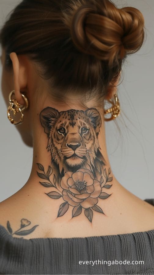 lion tattoo ideas for women