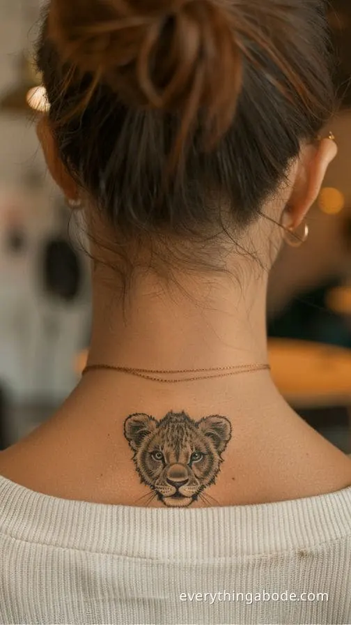 lion tattoo ideas for women