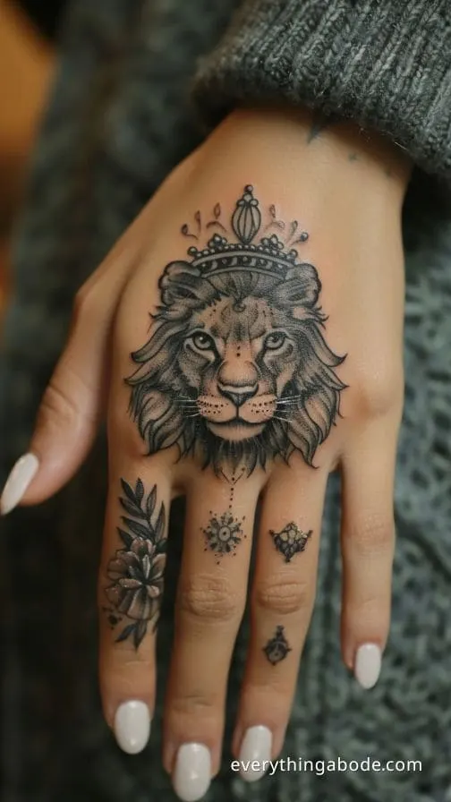 lion tattoo ideas for women