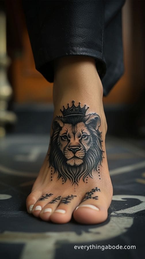 lion tattoo ideas for women