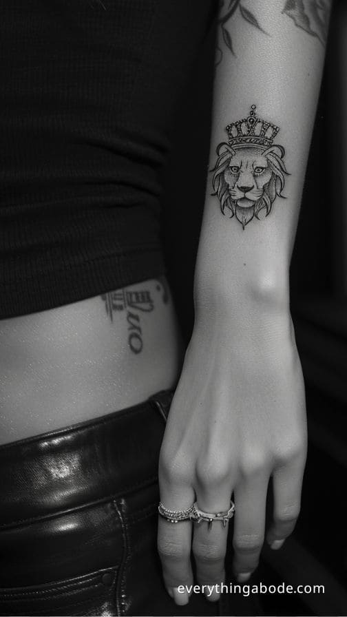 lion tattoo ideas for women