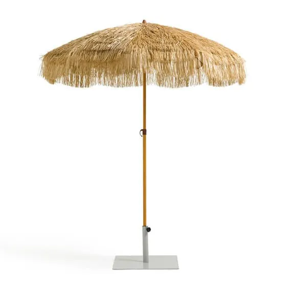 tropical straw outdoor umbrella