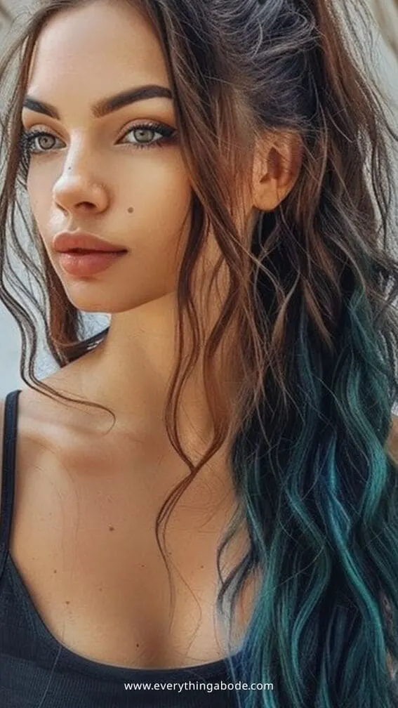 blue hairstyle ideas for women 