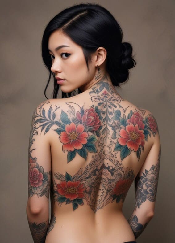 back tattoo ideas for women 