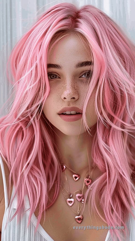 pink hairstyle ideas