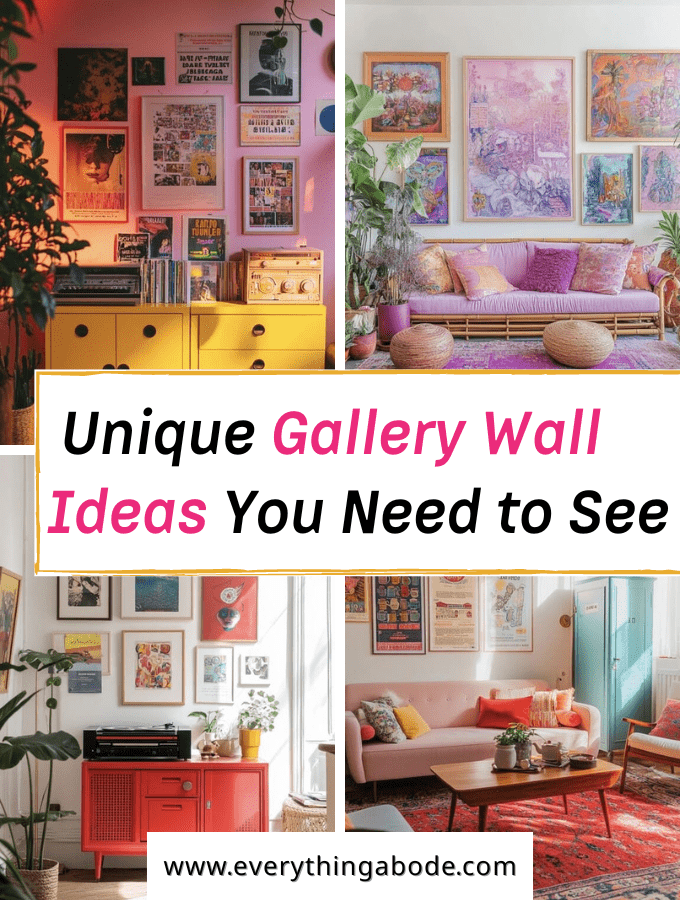 Unique Gallery Wall Ideas