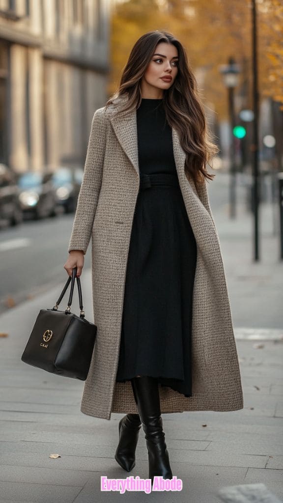 Turtleneck Sweater Dress Ideas for fall