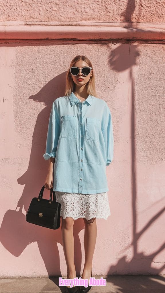 oversized shirt outfit ideas