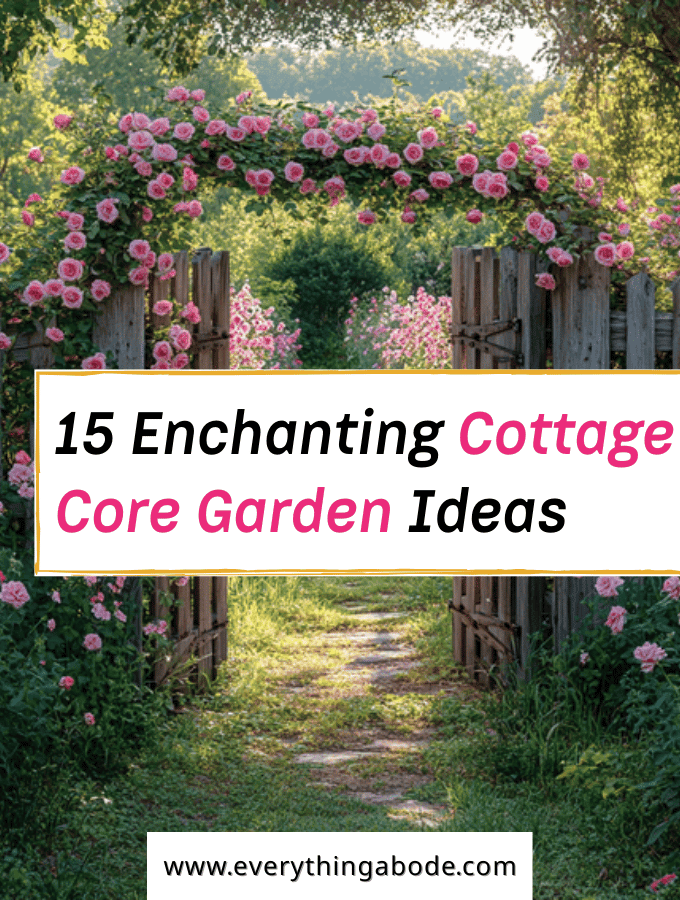 Enchanting Cottage Core Garden Ideas