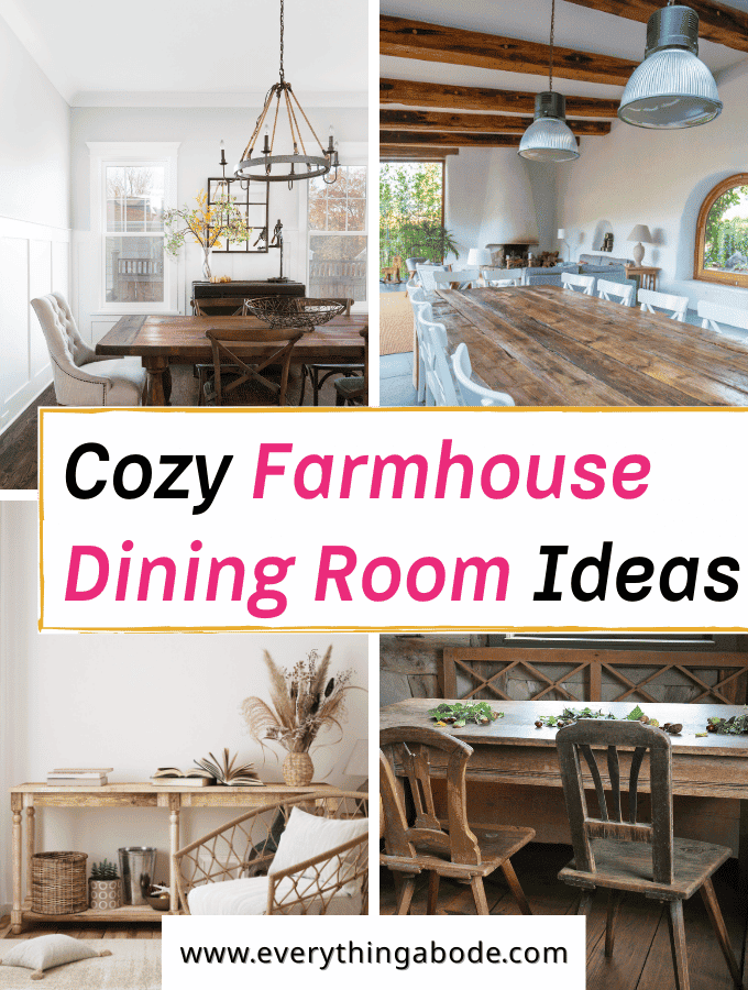 Cozy Farmhouse Dining Room Ideas