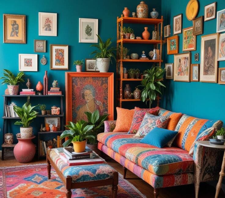 Maximalist Living Room