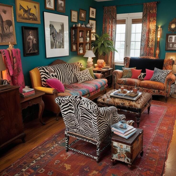 Maximalist Living Room