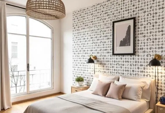 scandinavian bedroom