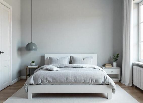 scandinavian bedroom