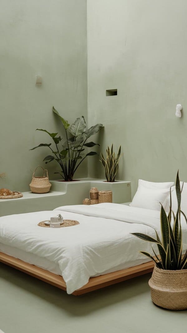 botanical bedroom idea