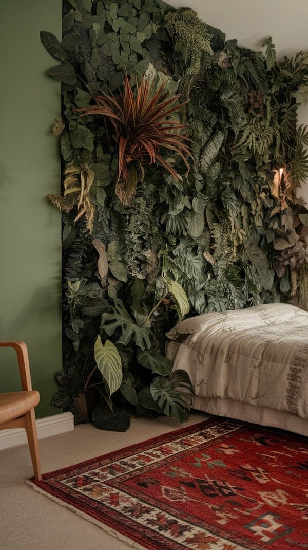 botanical bedroom idea