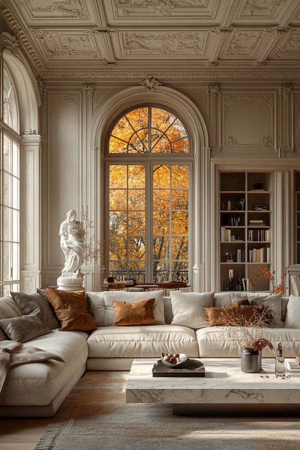 neoclassical style in living room 2