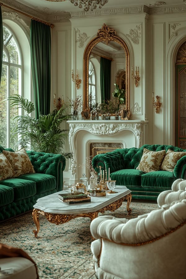 neoclassical style in living room 3