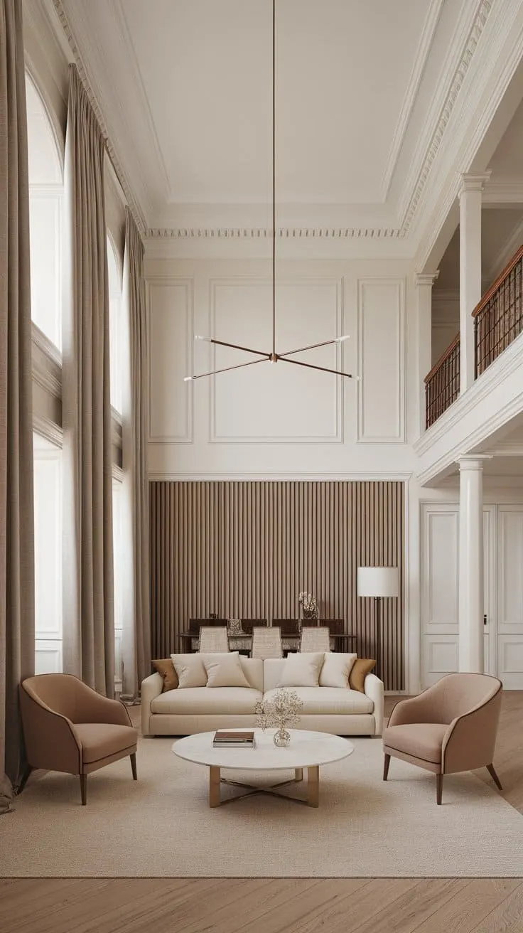 neoclassical style in living room 4