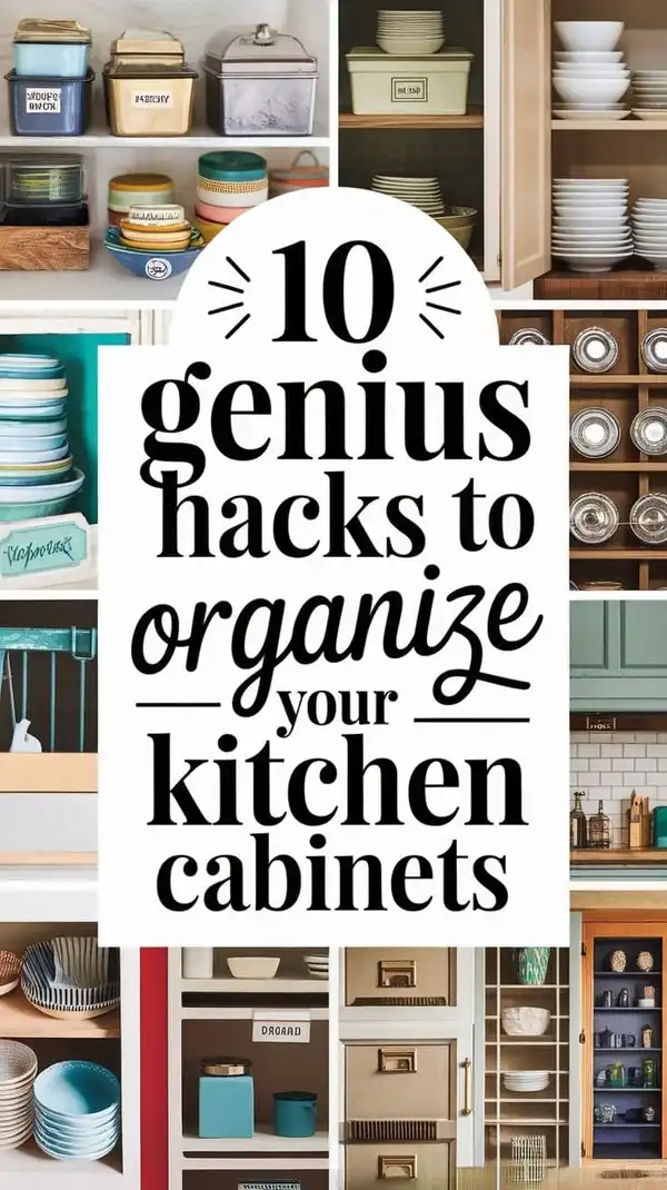 Hacks to Organize Your Kitchen Cabinets