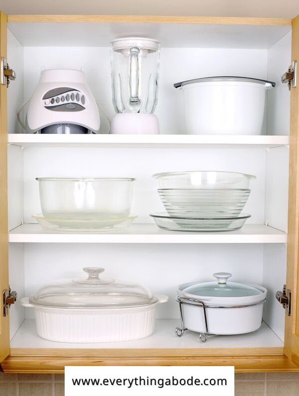 organize kitchen cabinets