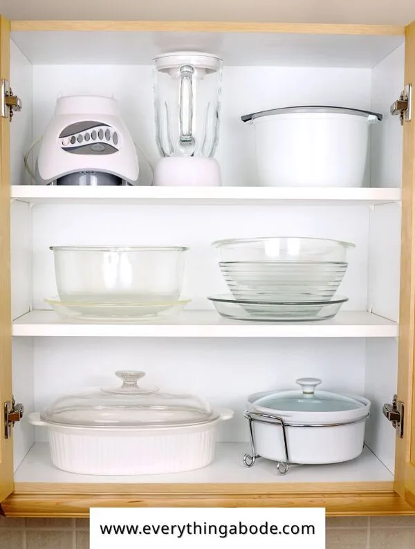 organize kitchen cabinets