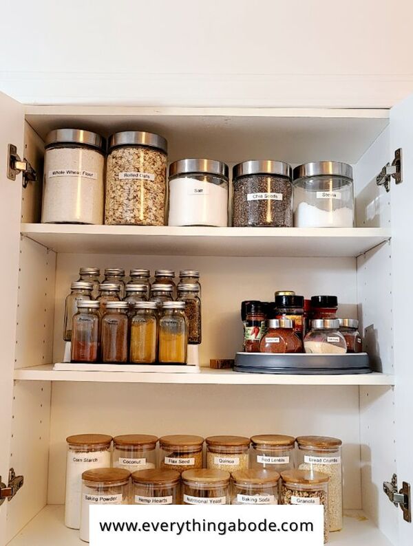 organize kitchen cabinets