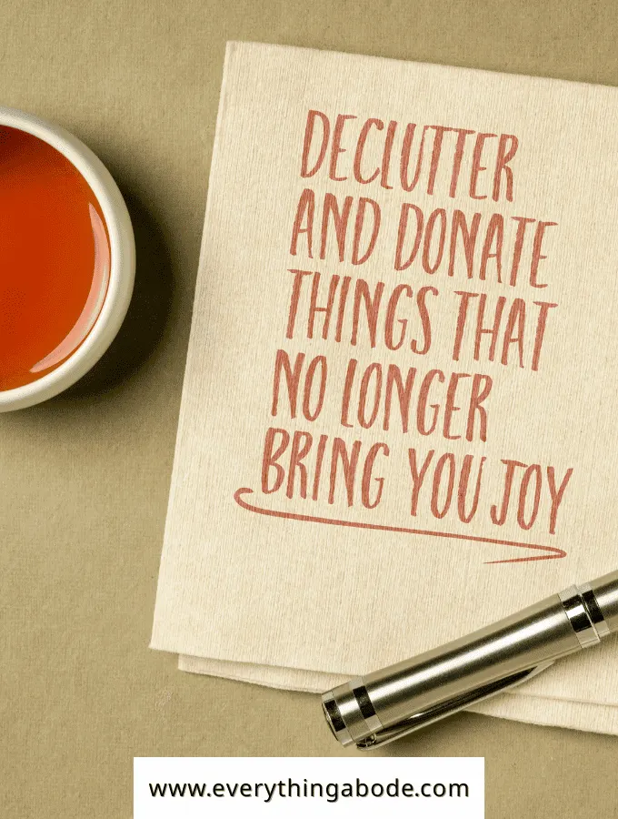 spring decluttering