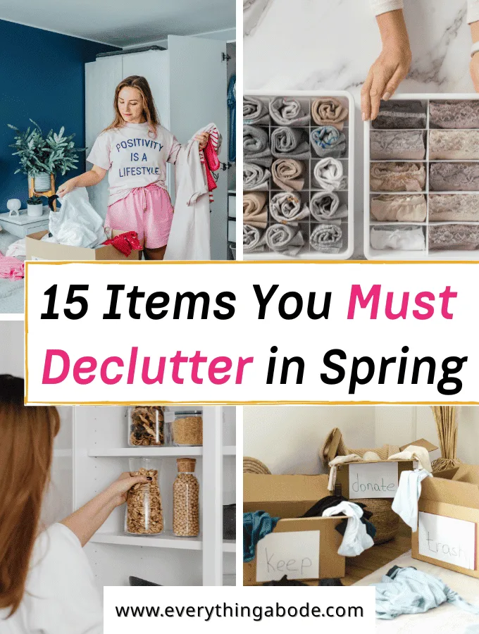 Spring Decluttering