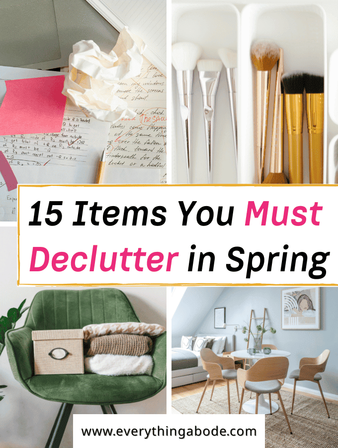 spring decluttering 