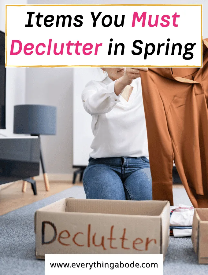 spring decluttering