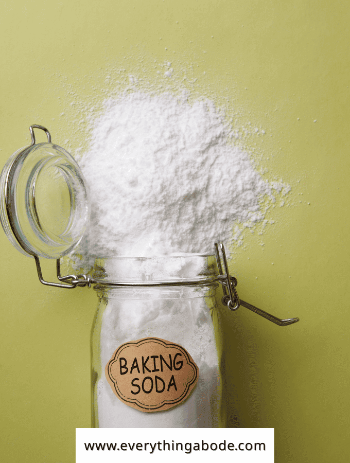 vintage cleaning tip with baking soda