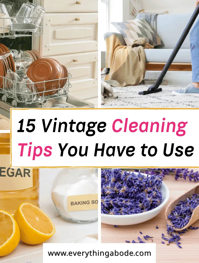 Vintage Cleaning Tips