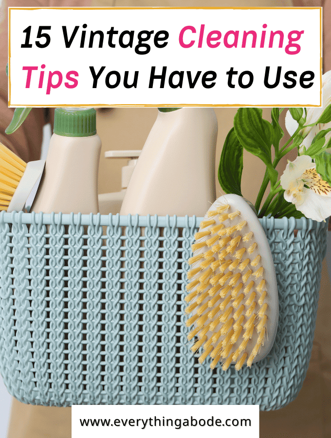 Vintage Cleaning Tips