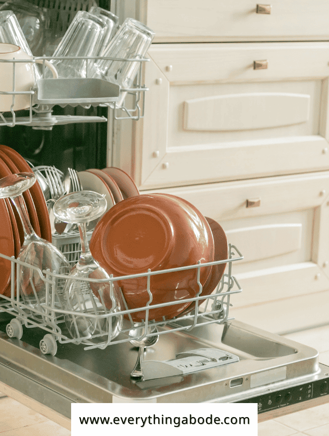 open dishwasher for vinegar